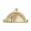 Spira Brass - Cottage Cup Pull - Polished Brass - SB2345PB - Choice Handles