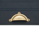 Spira Brass - Cottage Cup Pull - Polished Brass - SB2345PB - Choice Handles