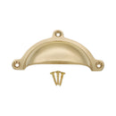 Spira Brass - Cottage Cup Pull - Polished Brass - SB2345PB - Choice Handles