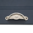 Spira Brass - Floral Cup Pull - Polished Nickel - SB2346PN - Choice Handles