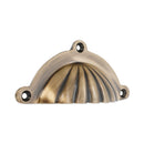 Spira Brass - Shell Cup Pull - Antique Brass -SB2347ANT - Choice Handles