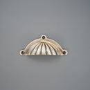 Spira Brass - Shell Cup Pull - Antique Brass -SB2347ANT - Choice Handles