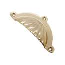Spira Brass - Shell Cup Pull - Polished Brass - SB2347PB - Choice Handles