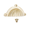 Spira Brass - Shell Cup Pull - Polished Brass - SB2347PB - Choice Handles