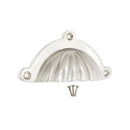 Spira Brass - Shell Cup Pull - Polished Nickel - SB2347PN - Choice Handles
