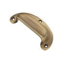 Spira Brass - Traditional Cup Pull - Antique Brass -SB2348ANT - Choice Handles
