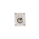 Spira Brass - Ring Pull Square Flush - Polished Nickel - SB2349PN - Choice Handles
