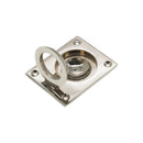 Spira Brass - Ring Pull Square Flush - Polished Nickel - SB2349PN - Choice Handles