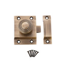 Spira Brass - Beehive Cupboard Catch Antique Brass - SB2352ANT - Choice Handles