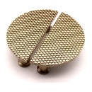 Spira Brass - Diamond Half Moon Handles 150mm - Antique Brass - SB2404ANT - Choice Handles