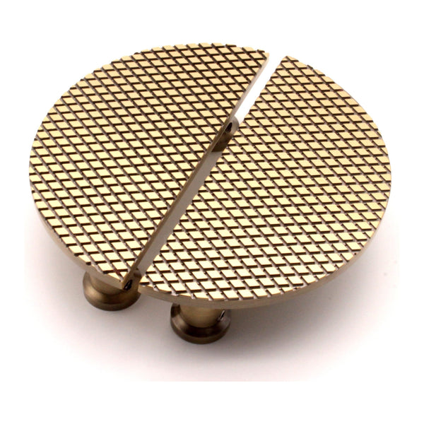 Spira Brass - Diamond Half Moon Handles 150mm - Antique Brass - SB2404ANT - Choice Handles