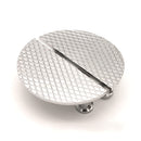 Spira Brass - Diamond Half Moon Handles 150mm - Polished Chrome - SB2404PC - Choice Handles