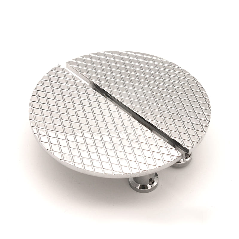 Spira Brass - Diamond Half Moon Handles 150mm - Polished Chrome - SB2404PC - Choice Handles
