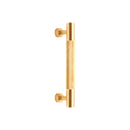 Spira Brass - Knurled Bar Handles Small  - Satin Brass - SB2413SB - Choice Handles