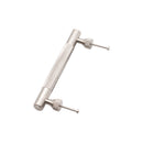 Spira Brass - Knurled Bar Handles Medium  - Satin Silver - SB2414SS - Choice Handles