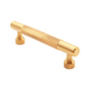 Spira Brass - Knurled Bar Handles Large  - Satin Brass - SB2415SB - Choice Handles