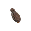 Spira Brass - Oval Beehive Escutcheon  - Aged Bronze - SB3102ABZ - Choice Handles