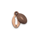 Spira Brass - Oval Beehive Escutcheon  - Matt Antique - SB3102MANT - Choice Handles