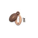 Spira Brass - Oval Beehive Escutcheon  - Matt Antique - SB3102MANT - Choice Handles