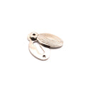 Spira Brass - Oval Beehive Escutcheon  - Polished Nickel - SB3102PN - Choice Handles