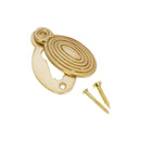 Spira Brass - Oval Beehive Escutcheon Satin Brass - SB3102SB - Choice Handles