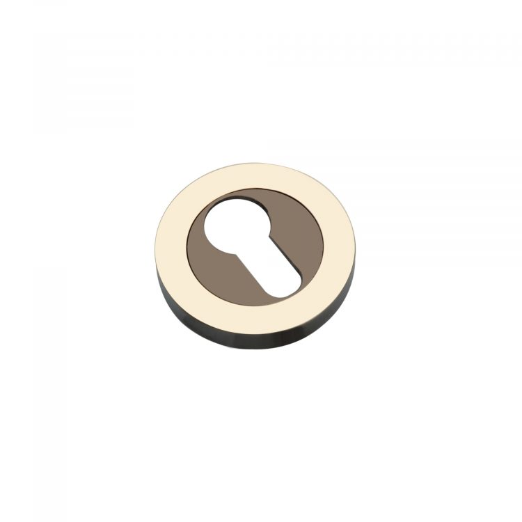 Spira Brass - Euro Profile Escutcheon - Aged Brass - SB3104AB - Choice Handles
