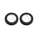 Spira Brass - Euro Profile Escutcheon - Black/Chrome - SB3104BLK/PC - Choice Handles