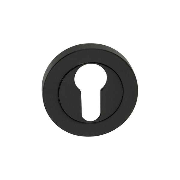 Spira Brass - Euro Profile Escutcheon  - Matt Black - SB3104BLK - Choice Handles