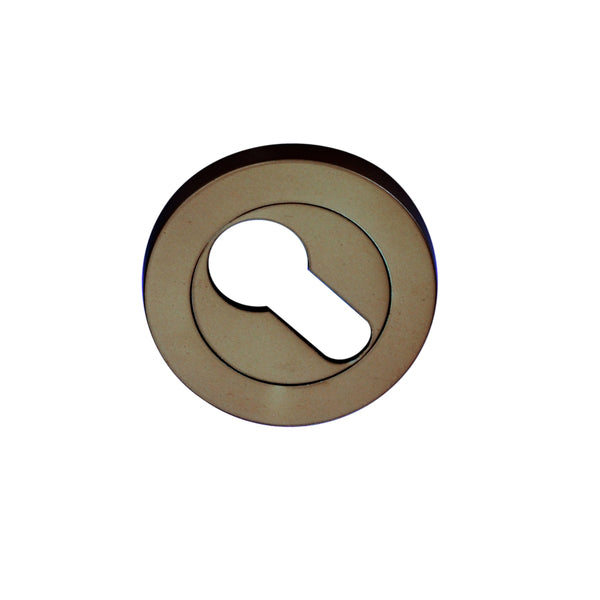 Spira Brass - Euro Profile Escutcheon  - Matt Antique - SB3104MANT - Choice Handles