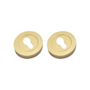 Spira Brass - Euro Profile Escutcheon  - Satin Brass - SB3104SB - Choice Handles
