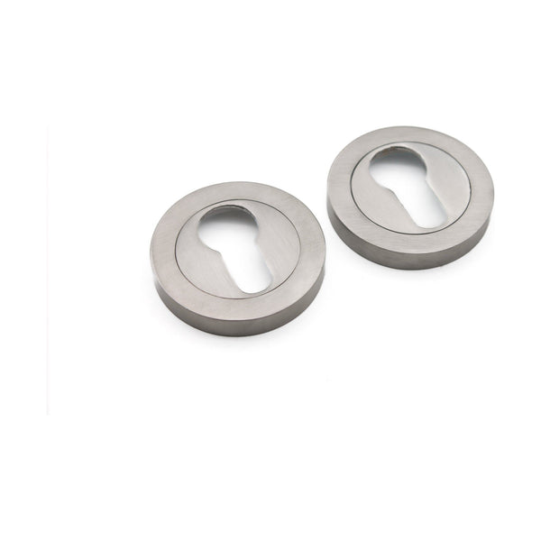 Spira Brass - Euro Profile Escutcheon  - Satin Nickel - SB3104SN - Choice Handles