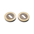 Spira Brass - Oval Standard Escutcheon - Aged Brass - SB3105AB - Choice Handles