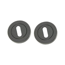 Spira Brass - Oval Standard Escutcheon  - Matt Black - SB3105BLK - Choice Handles