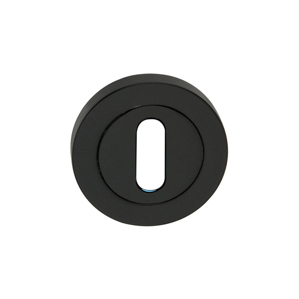 Spira Brass - Oval Standard Escutcheon  - Matt Black - SB3105BLK - Choice Handles