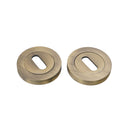 Spira Brass - Oval Standard Escutcheon  - Matt Antique - SB3105MANT - Choice Handles