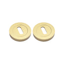 Spira Brass - Oval Standard Escutcheon  - Satin Brass - SB3105SB - Choice Handles