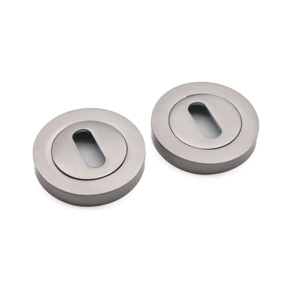 Spira Brass - Oval Standard Escutcheon  - Satin Nickel - SB3105SN - Choice Handles