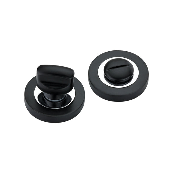 Spira Brass - Standard Turn & Release  - Dual Tone - SB3106BLK/PC - Choice Handles