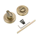 Spira Brass - Standard Turn & Release  - Matt Antique - SB3106MANT - Choice Handles