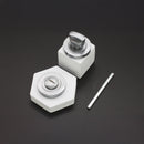 Spira Brass - Standard Turn & Release  - Satin Chrome - SB3106SC - Choice Handles