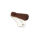 Spira Brass - Rosewood Beehive Escutcheon  - Polished Nickel - SB3112PN - Choice Handles