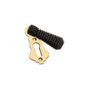 Spira Brass - Ebonised Beehive Escutcheon  - Aged Brass - SB3113AB - Choice Handles