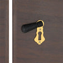 Spira Brass - Ebonised Beehive Escutcheon  - Aged Brass - SB3113AB - Choice Handles
