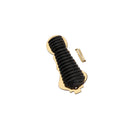 Spira Brass - Ebonised Beehive Escutcheon  - Aged Brass - SB3113AB - Choice Handles
