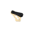 Spira Brass - Ebonised Beehive Escutcheon  - Polished Brass - SB3113PBUL - Choice Handles