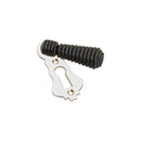 Spira Brass - Ebonised Beehive Escutcheon  - Polished Nickel - SB3113PN - Choice Handles