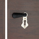 Spira Brass - Ebonised Beehive Escutcheon  - Polished Nickel - SB3113PN - Choice Handles