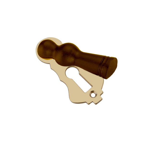 Spira Brass - Rosewood Lady Escutcheon  - Aged Brass - SB3114AB - Choice Handles