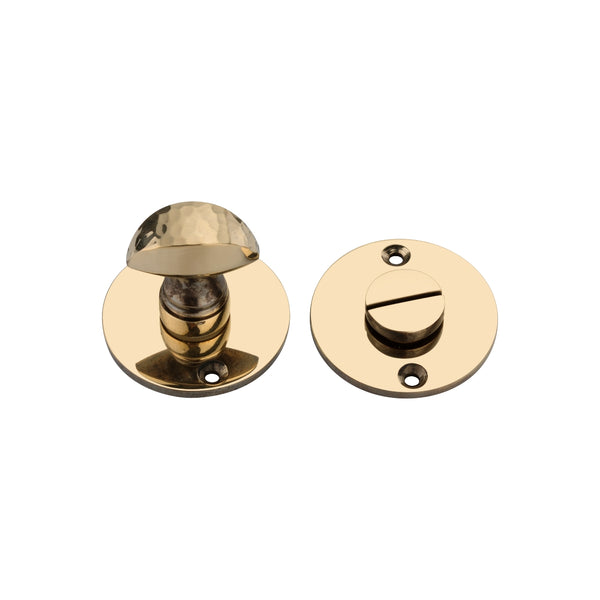 Spira Brass - Hammered Lady Turn & Release - Aged Brass - SB3116AB - Choice Handles