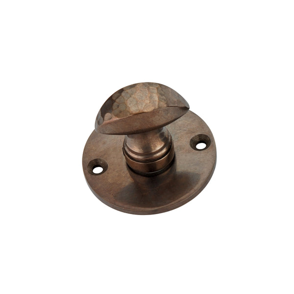 Spira Brass - Hammered Lady Turn & Release - Antique - SB3116AT - Choice Handles